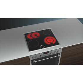 Siemens EF645BNN1E, iQ300, Elektro-Kochfeld, 60 cm, herdgesteuert, Mit Rahmen aufliegend