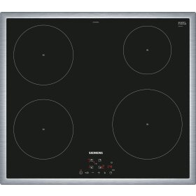 Siemens EH645BEB1E, iQ100, Induktionskochfeld, 60 cm, Schwarz, Mit Rahmen aufliegend
