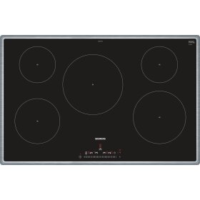 Siemens EH845FVB1E, iQ100, Induktionskochfeld, 80 cm, Schwarz, Mit Rahmen aufliegend