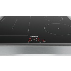 Siemens EM645CSB5E, iQ500, Induktionskochfeld, 60 cm, herdgesteuert, Schwarz, Mit Rahmen aufliegend