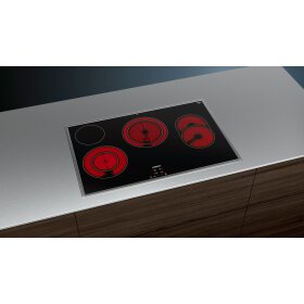 Siemens et845hh17, iQ300, electric hob, 80 cm, Black