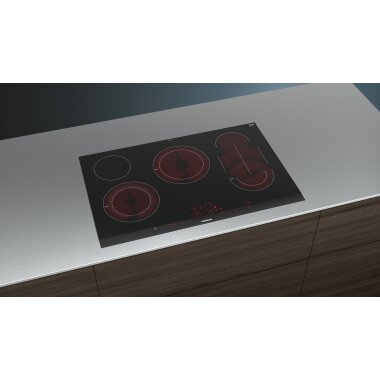Siemens et875lmp1d, iQ500, Electric cooktop, 80 cm, Surface-mounted with frame