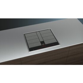 Siemens EX645LYC1E, iQ700, Induktionskochfeld, 60 cm, Schwarz, Mit Rahmen aufliegend