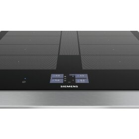 Siemens EX675JYW1E, iQ700, Induktionskochfeld, 60 cm, Schwarz, Mit Rahmen aufliegend