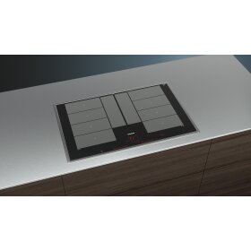 Siemens ex845lyc1e, iQ700, Induction cooktop, 80 cm, Surface-mounted with frame