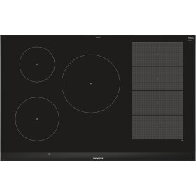 Siemens EX875LVC1E, iQ700, Induktionskochfeld, 80 cm, Schwarz, Mit Rahmen aufliegend