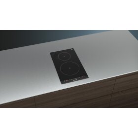 Siemens EH375FBB1E, iQ100, Domino-Kochfeld, Induktion, 30 cm, Mit Rahmen aufliegend