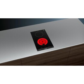 Siemens ET375FFP1E, iQ300, Domino-Kochfeld, Elektro, 30 cm, Mit Rahmen aufliegend