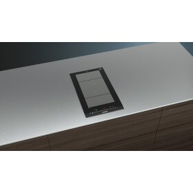 Siemens EX375FXB1E, iQ700, Domino-Kochfeld, Flex-Induktion, 30 cm, Mit Rahmen aufliegend