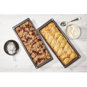 Bosch hez530000, narrow universal pan, 39 x 455 x 188 mm, gray