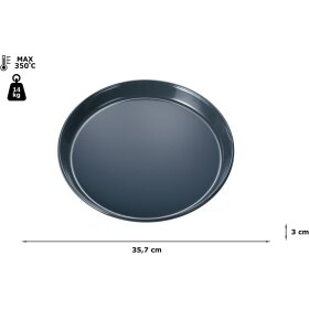 Bosch HEZ617000, Pizzaform, ⌀ 357 mm, spülmaschinengeeignet, Backwagen-geeignet