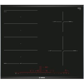 Bosch pxe675dc1e, series | 8, induction hob, 60 cm, Black