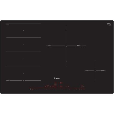 Bosch pxe801dc1e, series | 8, induction hob, 80 cm, Black