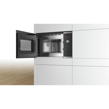 Bosch bfl523ms0, series 4, built-in microwave oven