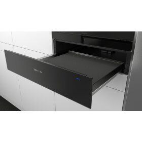 Siemens bi510cnr0, iQ500, Warming drawer, 60 x 14 cm, Black, Stainless steel