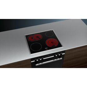 Siemens EA645GN17, iQ300, Elektro-Kochfeld, 60 cm, herdgesteuert, Mit Rahmen aufliegend