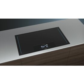 Siemens EZ977KZY1E, iQ700, Vollflächen-Induktionskochfeld, 90 cm, Schwarz, Mit Rahmen aufliegend