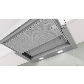 Bosch dfl064a52, series 4, flat screen hood, 60 cm, silver metallic