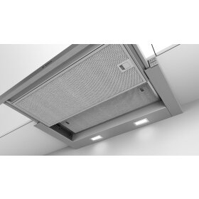Bosch DFM064A52, Series 4, flat screen hood, 60 cm, silver, metallic