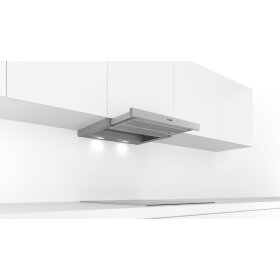 Bosch dfr067a52, series 4, flat screen hood, 60 cm, silver metallic
