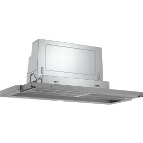 Bosch dfr097a52, series 4, flat screen hood, 90 cm, silver metallic