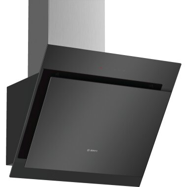 Bosch DWK67CM60, Serie 4, Wandesse, 60 cm, Klarglas schwarz bedruckt