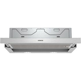 Siemens li64la521, iQ100, flat screen hood, 60 cm, silver metallic
