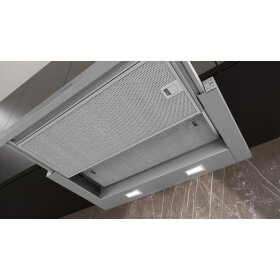 Siemens li64lb531, iQ300, flat screen hood, 60 cm, silver metallic