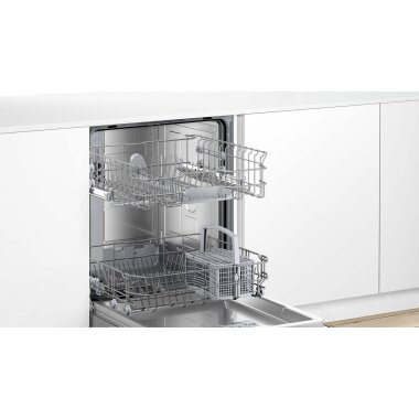 Bosch smi2its33e, series 2, semi-integrated dishwasher, 60 cm, stainless steel