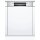 Bosch smi2its33e, series 2, semi-integrated dishwasher, 60 cm, stainless steel