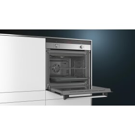 Siemens HB113FBS1, iQ100, Einbau-Backofen, 60 x 60 cm, Edelstahl