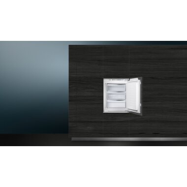 Siemens gi11vadc0, iQ500, Built-in freezer, 71.2 x 55.8 cm, flat hinge with soft-close drawer