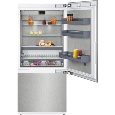 Gaggenau rb492305, 400 series, Vario built-in fridge-freezer with freezer section below, 212.5 x 90.8 cm