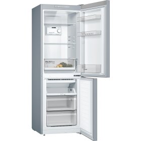 Bosch kgn33nleb, series 2, freestanding fridge-freezer with freezer section below, 176 x 60 cm, stainless steel finish