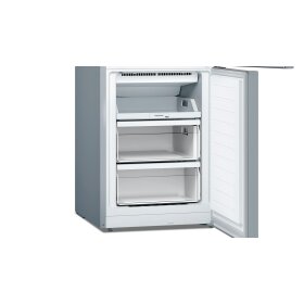 Bosch KGN33NLEB, Serie 2, Freistehende Kühl-Gefrier-Kombination mit Gefrierbereich unten, 176 x 60 cm, Metall-Optik