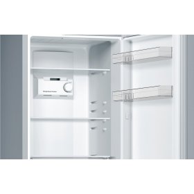 Bosch kgn33nleb, series 2, freestanding fridge-freezer with freezer section below, 176 x 60 cm, stainless steel finish