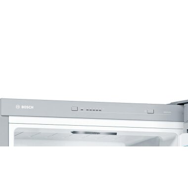 Bosch KGV33VLEA, Serie 4, Freistehende Kühl-Gefrier-Kombination mit Gefrierbereich unten, 176 x 60 cm, Edelstahl-Optik