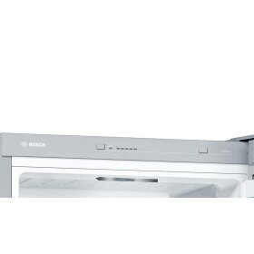 Bosch KGV36VLEA, Serie 4, Freistehende Kühl-Gefrier-Kombination mit Gefrierbereich unten, 186 x 60 cm, Edelstahl-Optik
