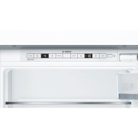 Bosch kis77afe0, series 6, built-in fridge-freezer with freezer section below, 157.8 x 55.8 cm, flat hinge