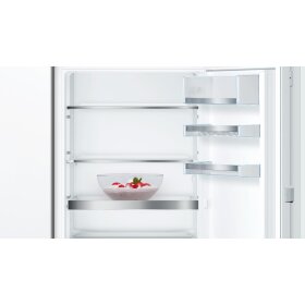 Bosch kis77afe0, series 6, built-in fridge-freezer with freezer section below, 157.8 x 55.8 cm, flat hinge