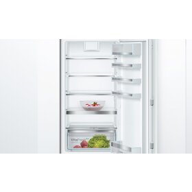 Bosch kis87add0, Series 6, built-in fridge-freezer with freezer section below, 177.2 x 55.8 cm, flat hinge with soft-close drawer