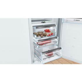 Bosch KIF82SDE0, Serie 8, Einbau-Kühlschrank mit Gefrierfach, 177.2 x 55.8 cm, Flachscharnier mit Softeinzug