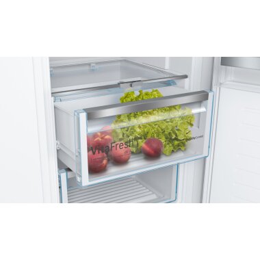 Bosch kil72afe0, series 6, built-in refrigerator with freezer compartment, 158 x 56 cm, flat hinge
