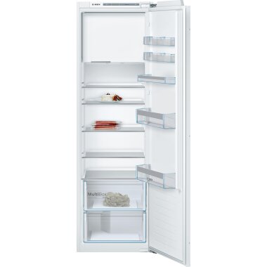 Bosch kil82vff0, series 4, built-in refrigerator with freezer compartment, 177.5 x 56 cm, flat hinge