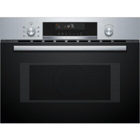 Bosch cma585gs0, series 6, built-in microwave with hot...