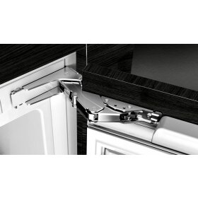 Siemens ki77sade0, iQ500, built-in fridge-freezer with freezer section below, 157.8 x 55.8 cm, flat hinge with soft-close drawer