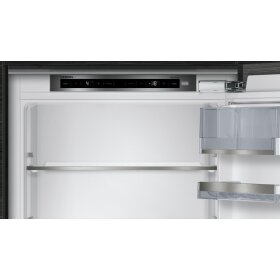 Siemens ki86sade0, iQ500, built-in fridge-freezer with freezer section below, 177.2 x 55.8 cm, flat hinge with soft-close drawer