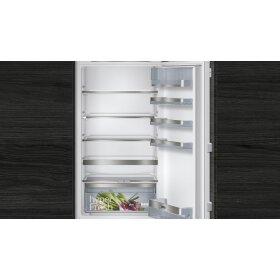 Siemens ki86sade0, iQ500, built-in fridge-freezer with freezer section below, 177.2 x 55.8 cm, flat hinge with soft-close drawer