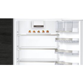 Siemens KI86SHDD0, iQ500, Einbau-Kühl-Gefrier-Kombination mit Gefrierbereich unten, 177.2 x 55.8 cm, Flachscharnier mit Softeinzug