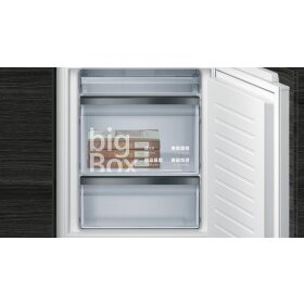 Siemens KI86SSDE0, iQ500, Einbau-Kühl-Gefrier-Kombination mit Gefrierbereich unten, 177.2 x 55.8 cm, Flachscharnier mit Softeinzug